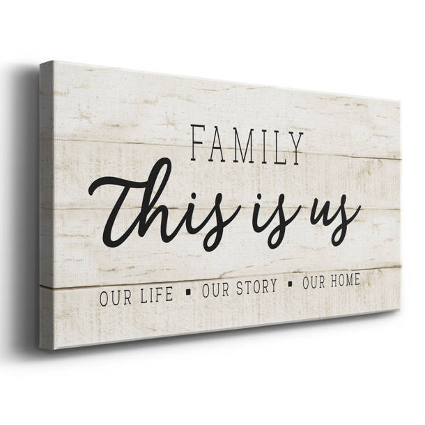Brayden Studio® ThisisUs Script Wood Sign Home Gallery Wall Décor